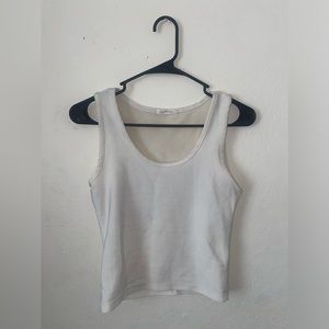 White tank top